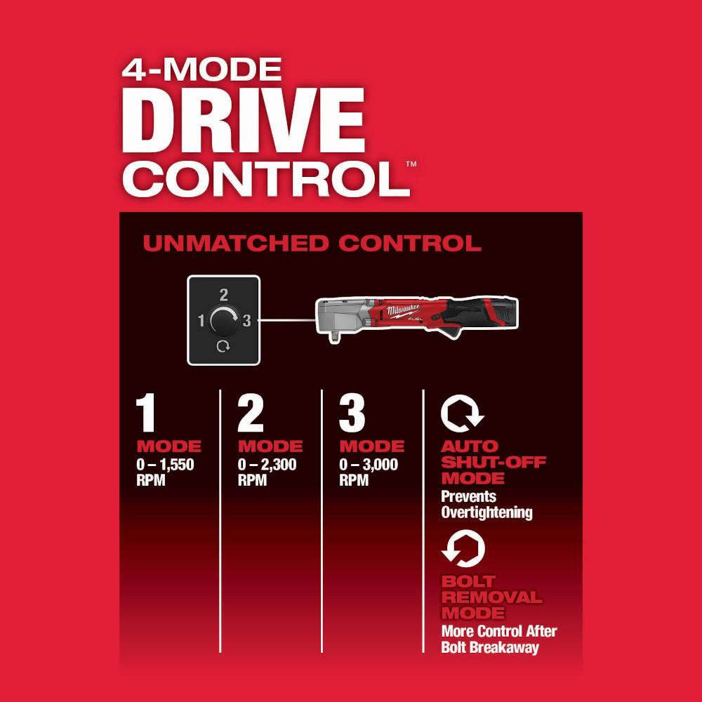 Milwaukee M12 3/8 Inch Right Angle Impact Wrench with Friction Ring Kit from GME Supply